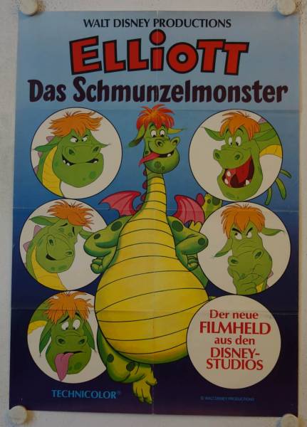 Elliott das Schmunzelmonster originales deutsches Filmplakat